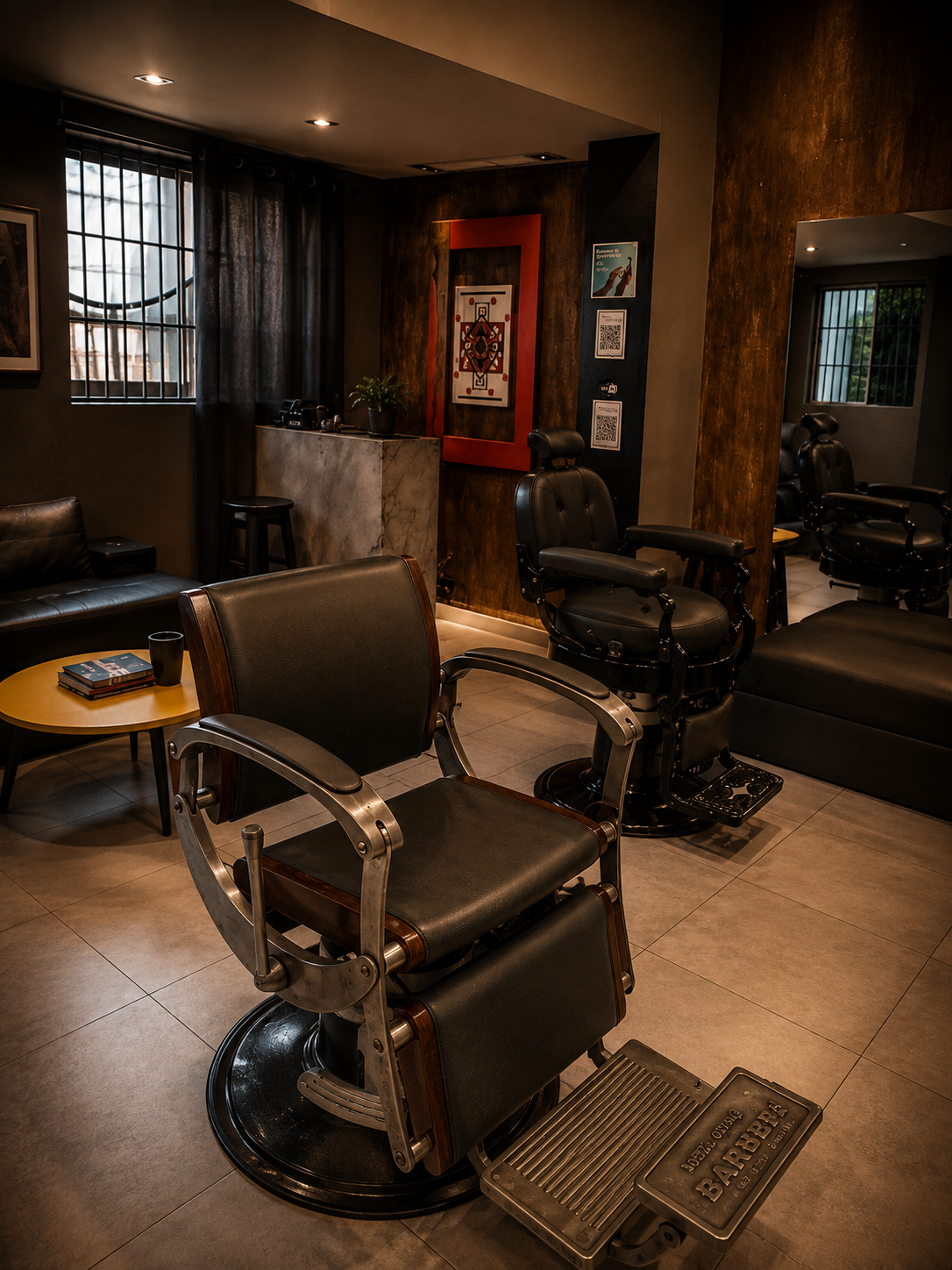 Cadeira de barbearia